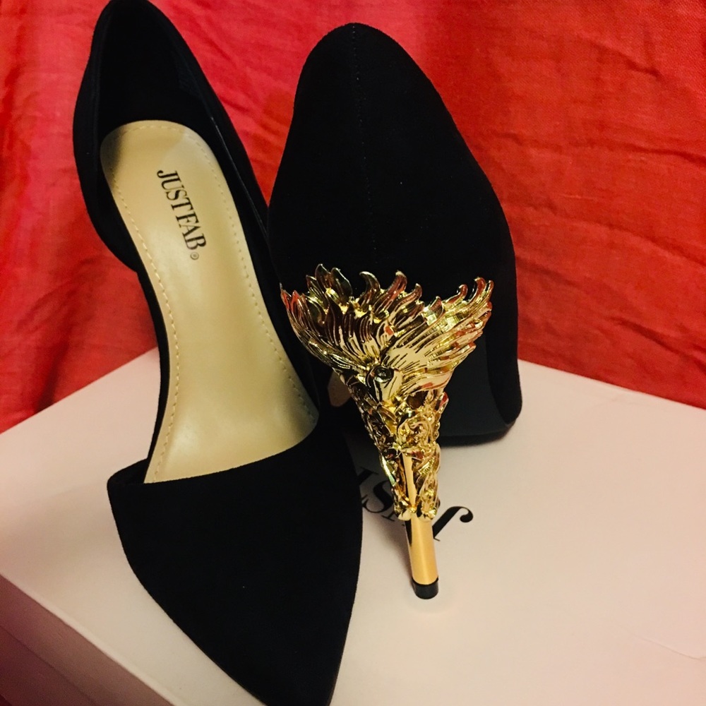 Katniss Embellished Heel Pump